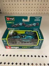 Burago AMR23 Aston Martin #14 Fernando Alonso Aramco 1:43 Formula 1 Car Die Cast