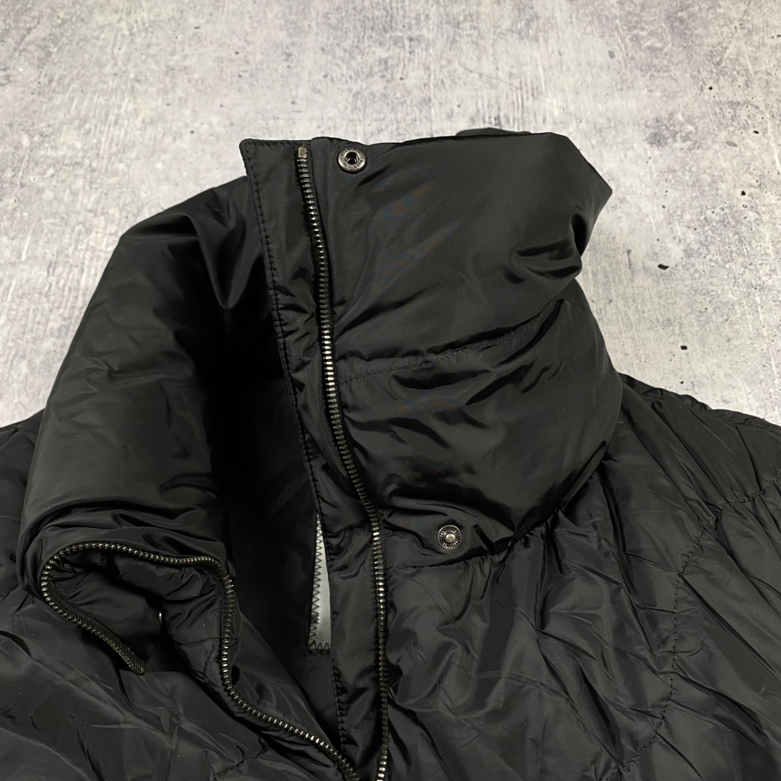 Prada Sport Black Nylon 100% Down Puffer Ski Vest Luxury Women Size 46 thumbnail 7