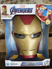 NIB - Hasbro Marvel Avengers Invincible Iron Man FLIP FX MASK Gold  Red