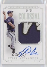2015 Panini National Treasures College 6/25 Tyler Alexander #TA Auto 9pp