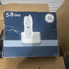 GE 5.8 GHz Cordless Handset White 25912GE1 Memory Flash Hearing Aid Compatible