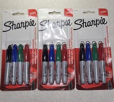 Sharpie Mini, Fine Point 4 Color Pack, 3 Pack...