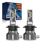NOVSIGHT Ampoules Phare LED H7 6500K Canbus Sans Erreur Haut Bas Antibrouillard