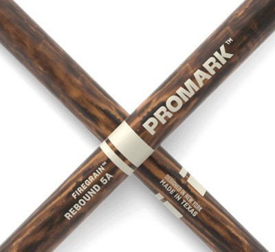 ProMark R5AFG Rebound 5A FireGrain Hickory Drumsticks with FREE Shipping