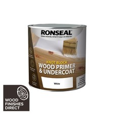 Ronseal Knot Block Wood Primer & Undercoat - 250ml, 750ml & 2.5L- All-In-One
