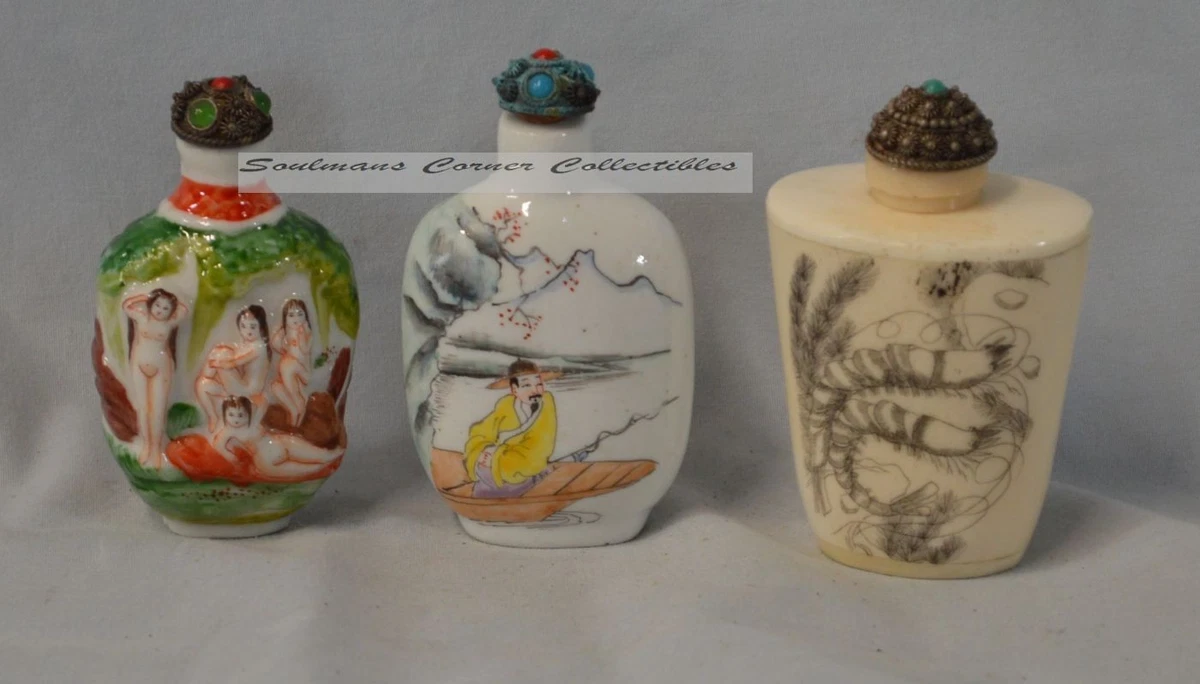陶瓷1900-1940 年中国鼻烟壶| eBay