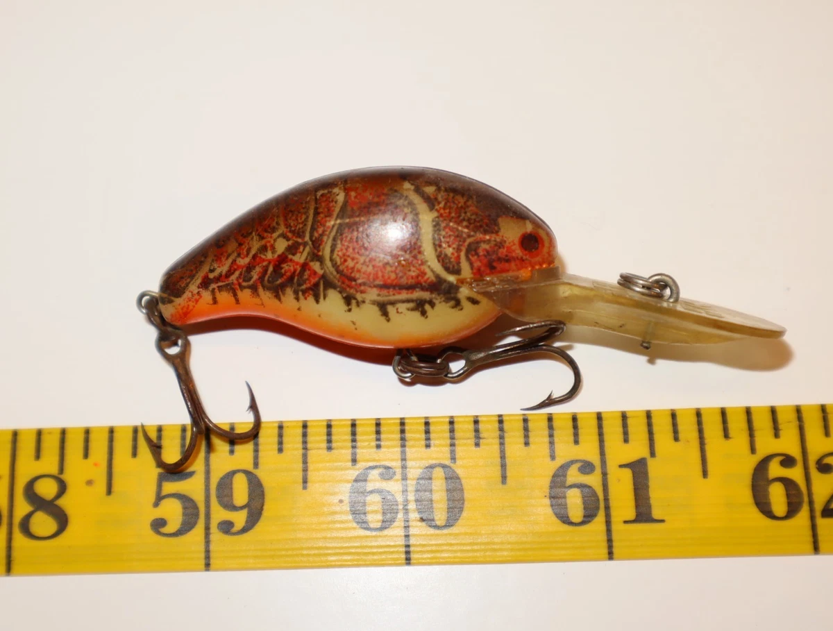 REBEL,VINTAGE, DEEP MINI-R,BROWN CRAW, RED BELLY, MARKED LIP
