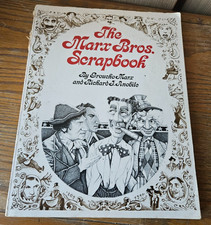 THE MARX BROS. SCRAPBOOK. BY GROUCHO MARX AND RICHARD ANOBILE. 1974 1ST ED. BOOK