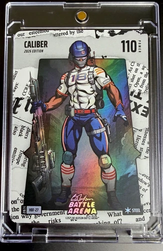 Bo Jackson Battle Arena 2026 Edition Caliber HBF-27 Steel Foil 110 Power