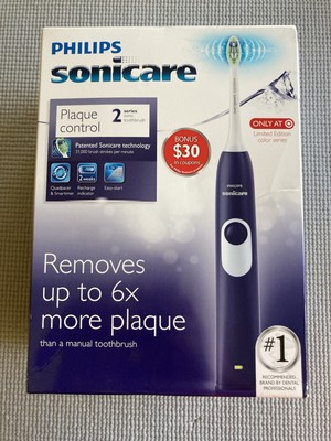New Sealed Philips Sonicare HX6211 2 Series Electric Toothbrush - Purple