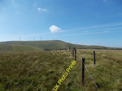 Foto 6x4 Gipfel des Millaneoch Hill Windy Standard zu sehen auf der Scheibe c2016