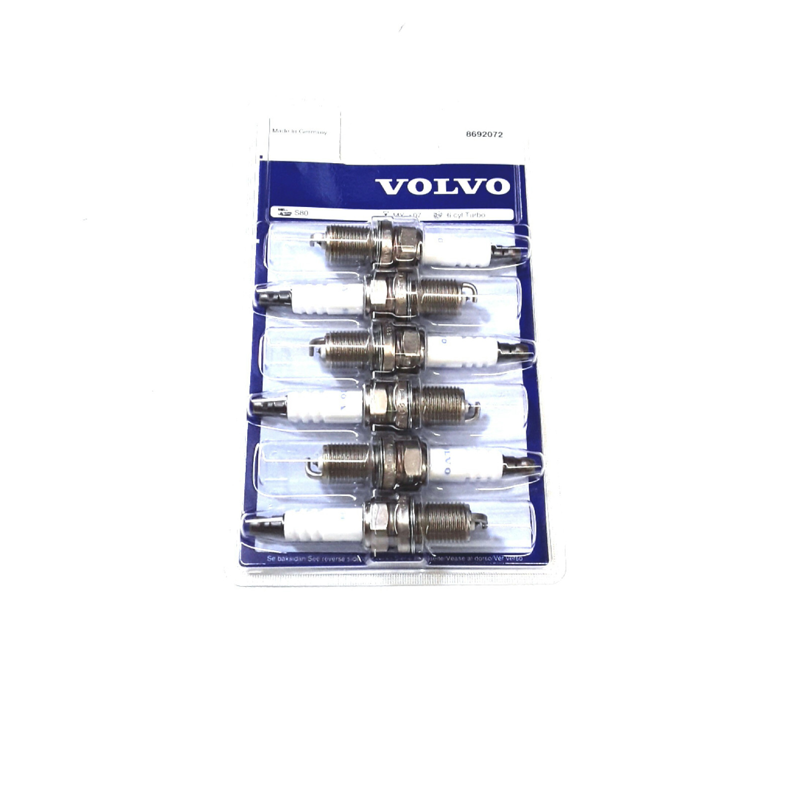 Genuine Volvo Spark Plug Kit - 8692072