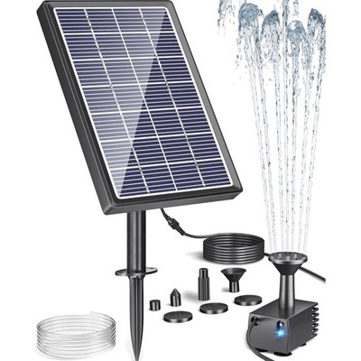 Solarbrunnen Wasserpumpe für Garten Vogelbad Teich 3 5 Watt