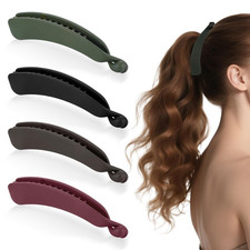 Bananenspange Haare, 4 Stück Banana Clip Dickes Haar, Vintage Frauenhaar Accesso