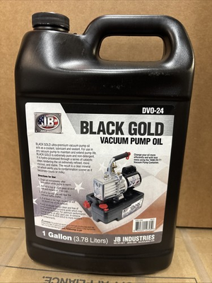 #ad JB Industries DVO 24 Black Gold 1 Gallon Premium Vacuum Pump Oil $69.99