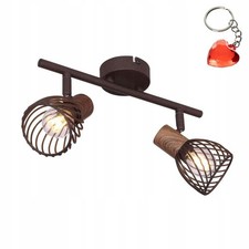 Isabelle 54817-2 Lampada da faretto, rame, 2x E14, 40w max