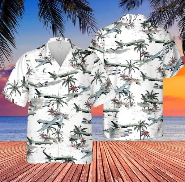 General Atomics MQ-9 Reaper Hawaiian Shirt
Opens in a new window or tab