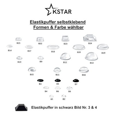 Elastikpuffer selbstklebend Anschlagpuffer Gummifüße Rutschstopper Möbelpuffer