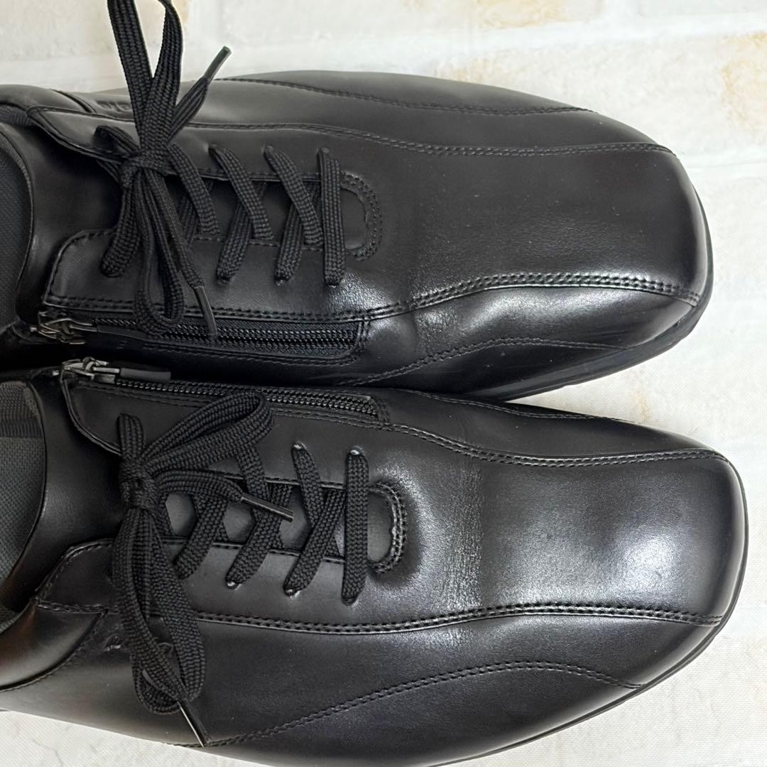 PEDALA ASICS Pedala Walking Shoes Side Zip 28cm EEEE Black Men's Sneakers thumbnail 7