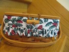 Longaberger Kiddie Purse Basket Set Classic '95 Holly liner *shipping included!* — photo 10