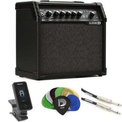 Line 6 Spider V 20-watt MkII Combo Essentials Bundle