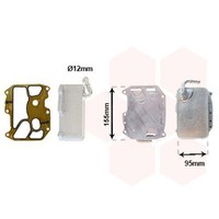 VAN Wezel ÖLkÜHler MotorÖL KÜHler Passend FüR Audi A4 A5 A6 A7 A8 Q5 Q7 Q8 VW
