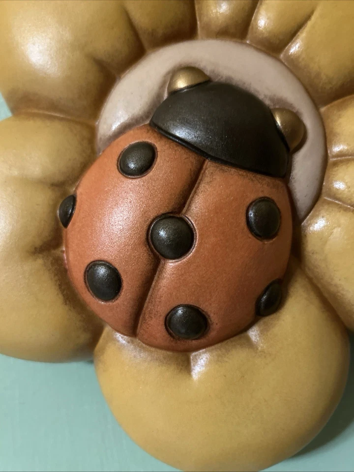 Thun Formella Country Maxi Vintage, Con Coccinella Su Fiore, Cm 24x26 - Immagine 3 di 4