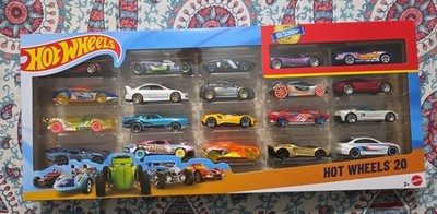 Hot Wheels 20-Pack Vehicles  Car Gift Set for Kids