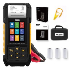 AUTOOL Car Battery Tester 12V 24V Automotive Battery Load Tester 30-2000 CCA,...