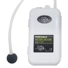 YQMIGU Small Air Pump for Fish Tank 6 Gallons, Aerator Bait white
