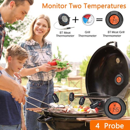 Wireless BBQ Thermometer Truly Bluetooth Meat Thermometer Cooking App Control - Picture 16 of 23