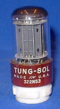 Strong Balanced RCA Red Base 5692 Twin Triode Vacuum Tube Branded for TungSol