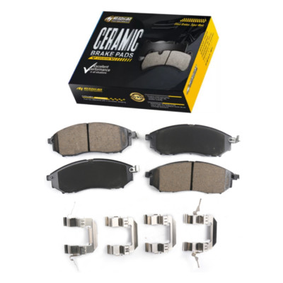 Front Ceramic Brake Pad for 2005 - 2012 INFINITI FX35 3.5L Built After OE Spec