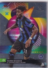 Topps Finest Champions League 2024 No. 13 Yann Bisseck Rookie
