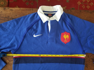 Maillot Rugby Vintage RC Arles - JICEGA Taille XL, Porté N°7