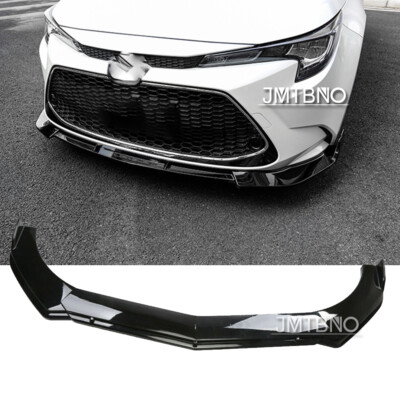Car Front Bumper Lip Spoiler Body Kit Splitter For 200-2021 Toyota Camry Corolla