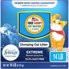 Arena Aglomerante Para Gatos, Control Extremo De Olores, Aroma Mountain Spring