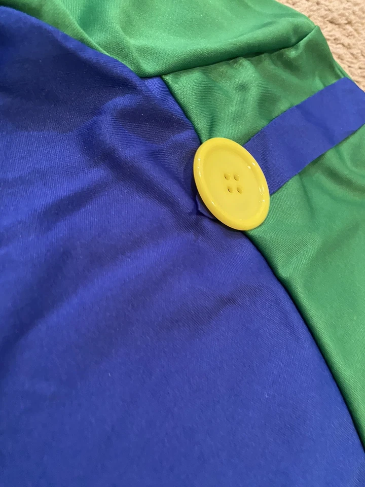 Luigi Super Mario Brothers Nintendo Vestido Elegante Halloween Niños Talla XL Totalmente Nuevo Foto 4 de 4