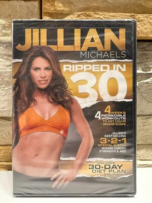JILLIAN MICHAELS: GET RIPPED IN 30 DAYS 3-2-1 INTERVAL SYSTEM NEW