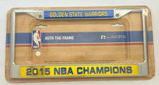 Golden State Warriors 2015 NBA Champions Laser License Plate Frame Car Auto