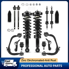 Front Strut Upper Control Arm Sway Bar Tie Rod for 2009-2012 2013 Ford F-150 4WD