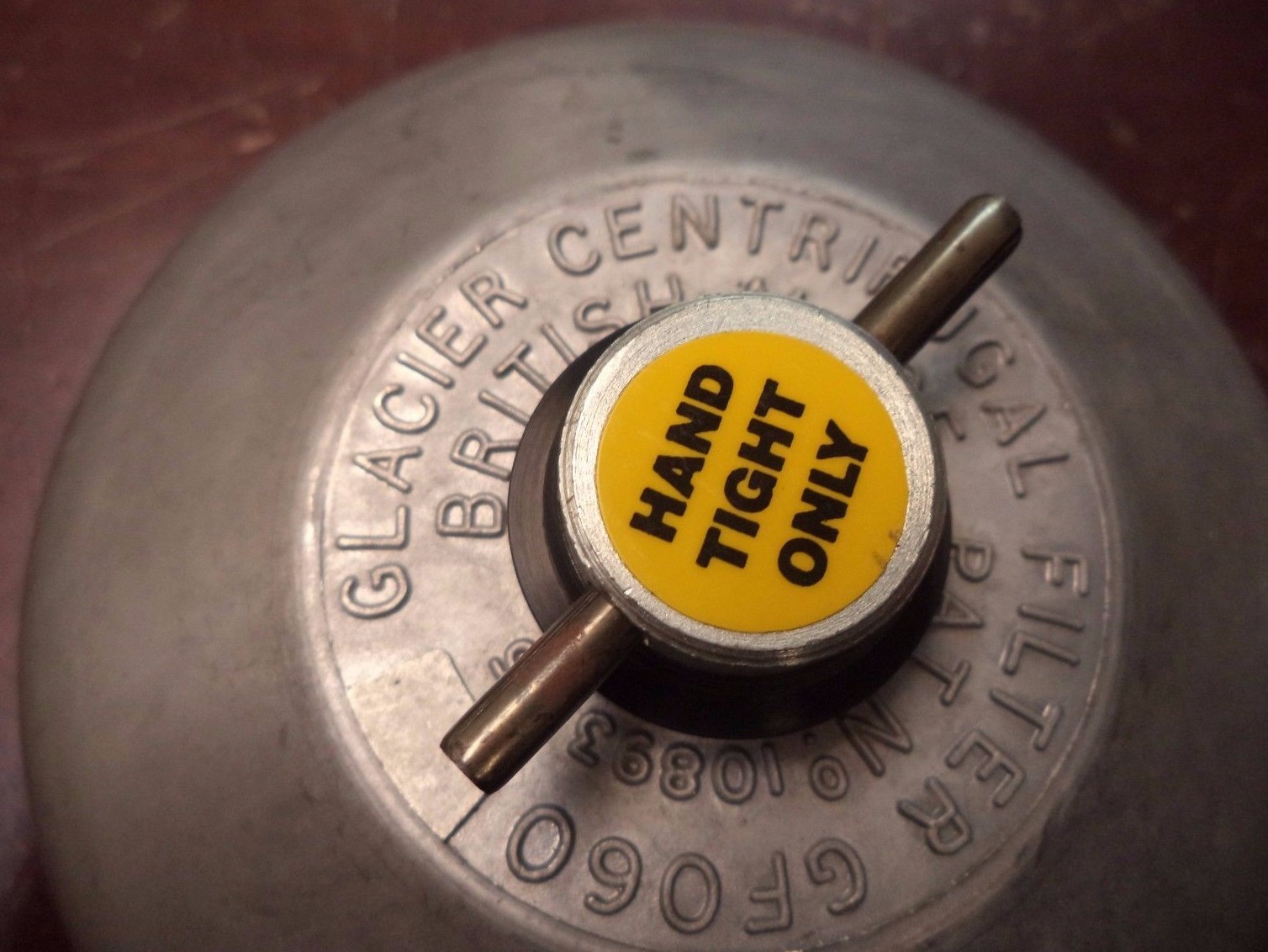 SILVER GLACIER MODEL GF060 LUBRICATION OIL CENTRIFUGE COVER, P/N 71055