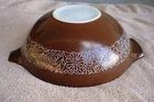 Vtg Pyrex Woodland Brown  Cinderella Mixing Bowl  444  4 l.