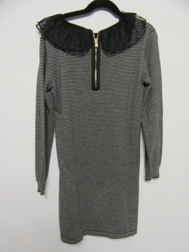 LITTLE MARC JACOBS Vestido Rayas Negro y Gris Niñas Talla 10Y Foto 2 de 3