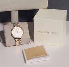 Michael Kors Pyper Three Hand Two Tone Alloy Metal Womens Watch Model MK4667