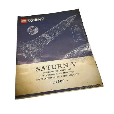 LEGO NASA Apollo Saturn V 21309 Instructions Manual Only