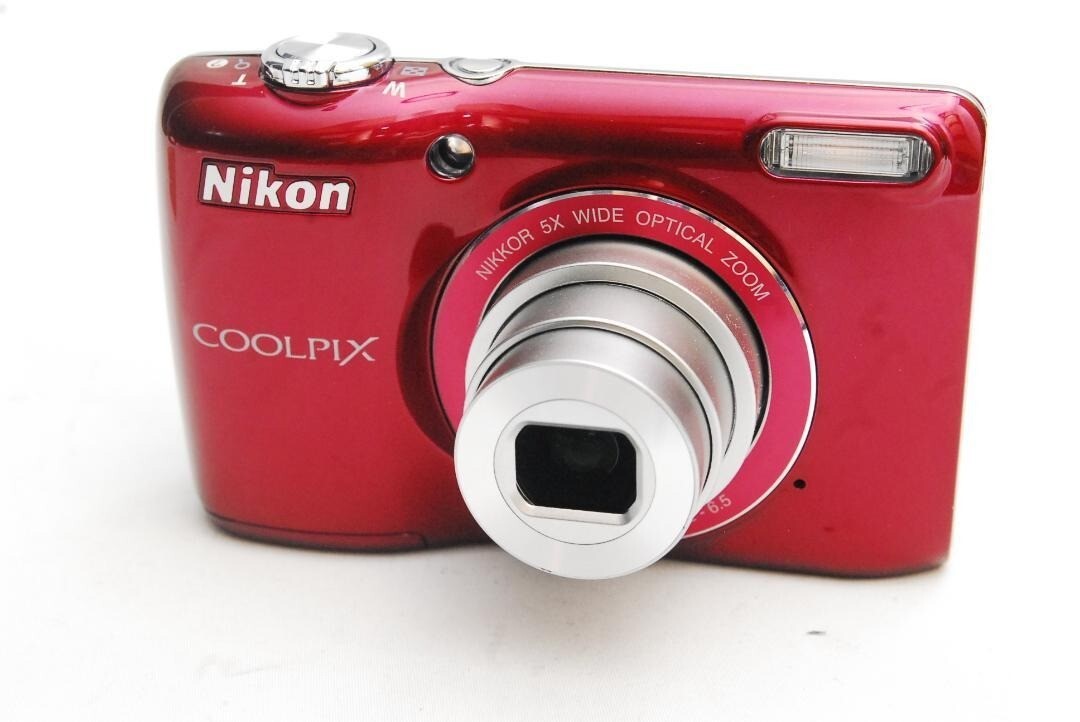 Nikon COOLPIX L26 Red compact digital camera point&shoot