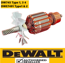 Genuine Dewalt Armature For Table Saw DW745 Type 1, 3, 4 DWE7491 Type1 & 2 /240v