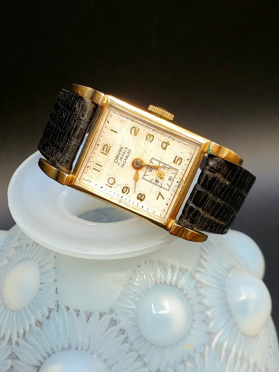 Vintage ORANO 14K Gold Filled 17 Jewel Manual Wind Watch With Very