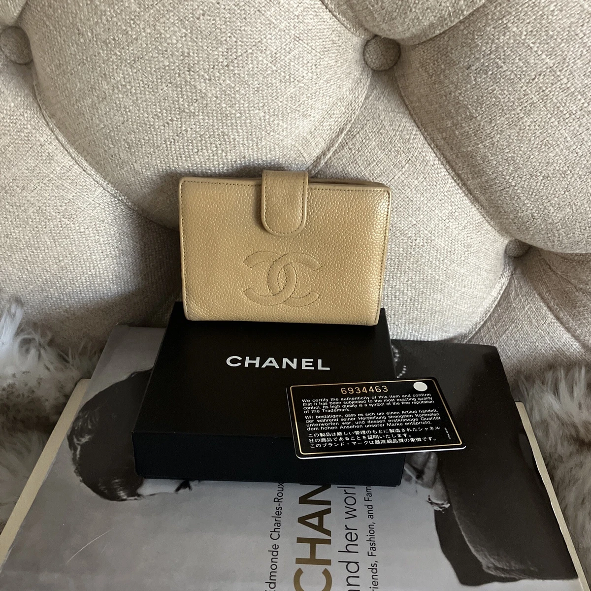 Chanel CC Long Leather French Purse Wallet